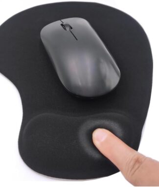 Mouse Pad Ergonômico com Apoio para Pulso em Gel Mousepad com Descanso para Pulso Super Macio Reduz Tensão e Dor na Mão Base Antiderrapante, Ideal para Trabalho, Estudos e Jogos...