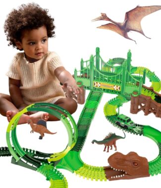 Pista Dinossauro Carrinhos com Looping Radical Túnel Brinquedo Luz e Som 92 Peças (217) Pista Dinossauro Carrinhos com Looping Radical Túnel Brinquedo Luz e Som 92 Peças (217)