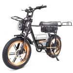 BEMMY Bicicleta Elétrica para Adultos, Pneu Largo de 20”x4, 1000W, Bicicleta Elétrica de Motocicleta de 7 Velocidades, Bateria de 48V, até 50 Km/h. A única Loja Autorizada...