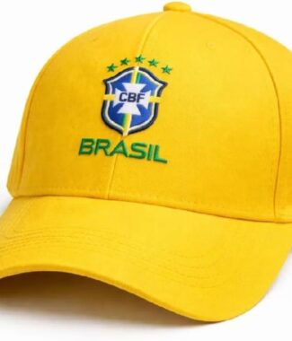 Boné Brasil Copa 2026 Bordado Premium Ajustável Unissex Verde Azul Amarelo Branco Preto | Estilo, Conforto e Paixão pelo Futebol