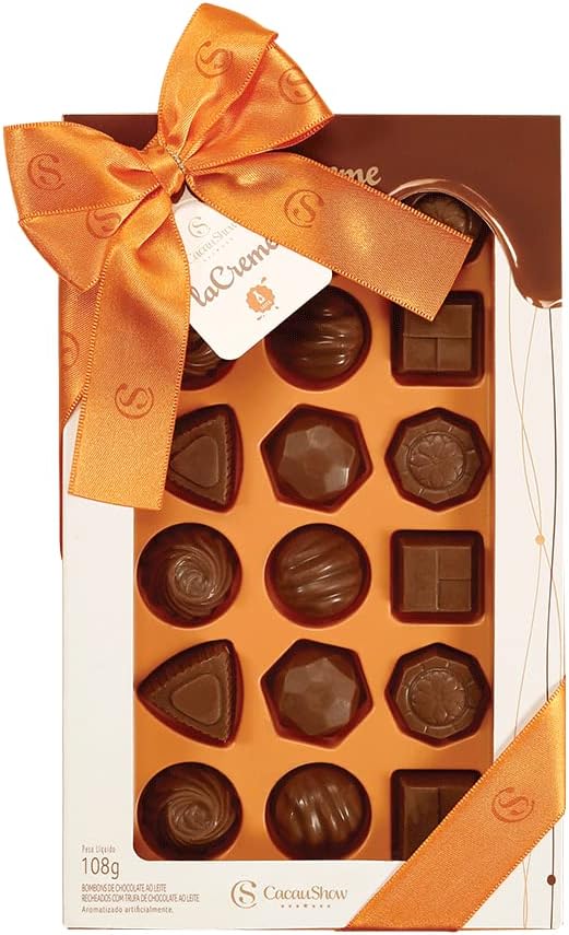 Caixa de bombons laCreme 108g Cacau Show Caixa de bombons laCreme 108g Cacau Show