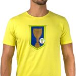 Camiseta Brasil Unissex Algodão Estampa Café | Produto Oficial Licenciado Copa do Mundo FIFA 26™