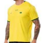Camiseta do Brasil Plus Size Copa do Mundo Elite Dry Fit Masculina