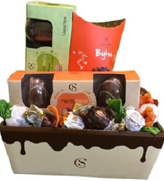 Cesta de Chocolates Cacau Show para Presente (9 Chocolates)