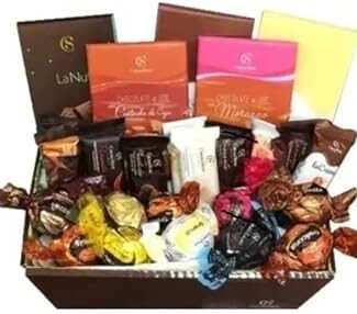Cesta de Chocolates Para Presente Cacau Show (25 chocolates)