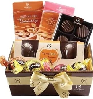 Cesta de Chocolates Para Presente Cacau Show (8 Chocolates)