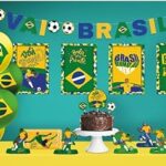 Kit Festa Pronta Brasil Copa do Mundo Decorativo Completo 24 Peças Festcolor