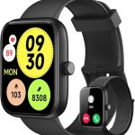 Smartwatch Relógio Inteligente, Tela HD de 1,83" Relógio Fitness com Alexa, 120 Esportes, Frequência Cardíaca e Monitoramento do Sono, IP68 à rova d'água, Compatível com Android... Smartwatch Relógio Inteligente, Tela HD de 1,83" Relógio Fitness com Alexa, 120 Esportes, Frequência Cardíaca e Monitoramento do Sono, IP68 à rova d'água, Compatível com Android...